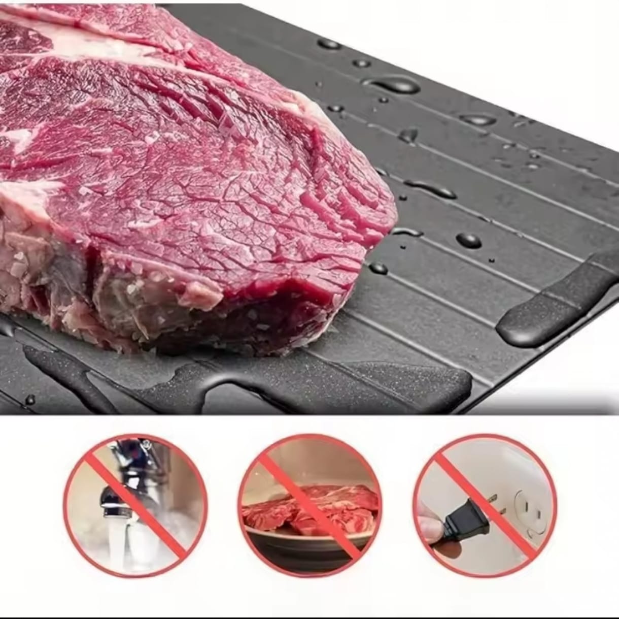 !SUPER OFERTA SOLO POR HOY LLEVA 3 POR EL PRECIO DE 2¡ DESHIELA™ – BANDEJA DE DESCONGELACIÓN NATURAL
